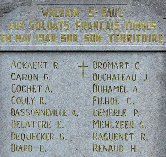Walhain Saint Paul
monument aux soldats français